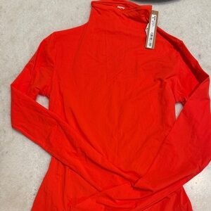 NWT SKIMS Fits Everybody Turtleneck in Poppy